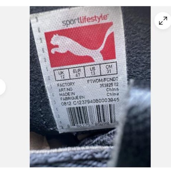 Puma Mens Monadnock Leather Ankle Boots Round Toe Lace Up Sz 13 Military Boots - Picture 4 of 7